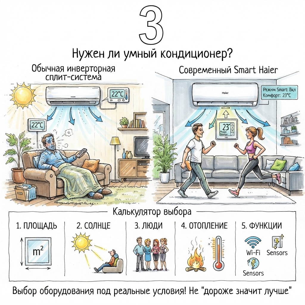 нужен ли умный кондиционер