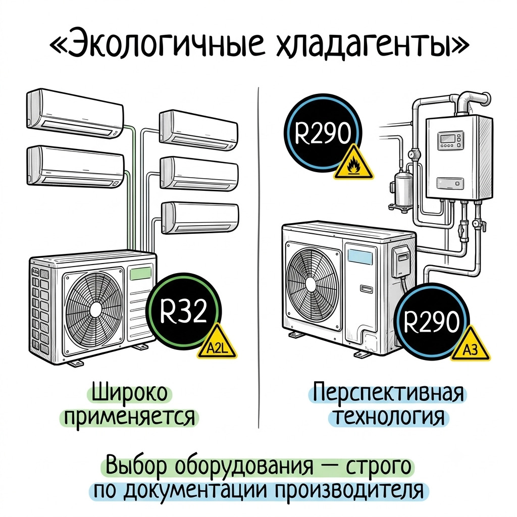 экологичные хладагенты экологичные хладагенты