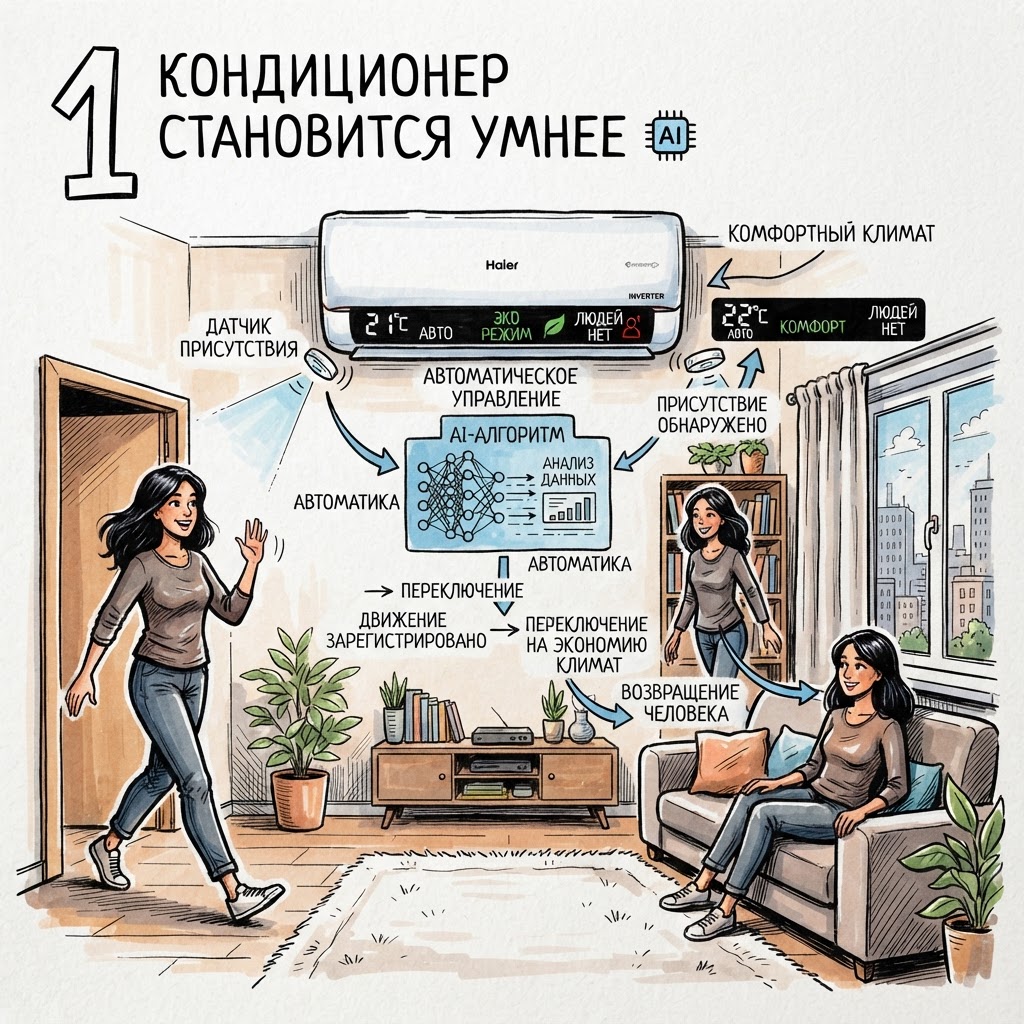 кондиционер становится умнее