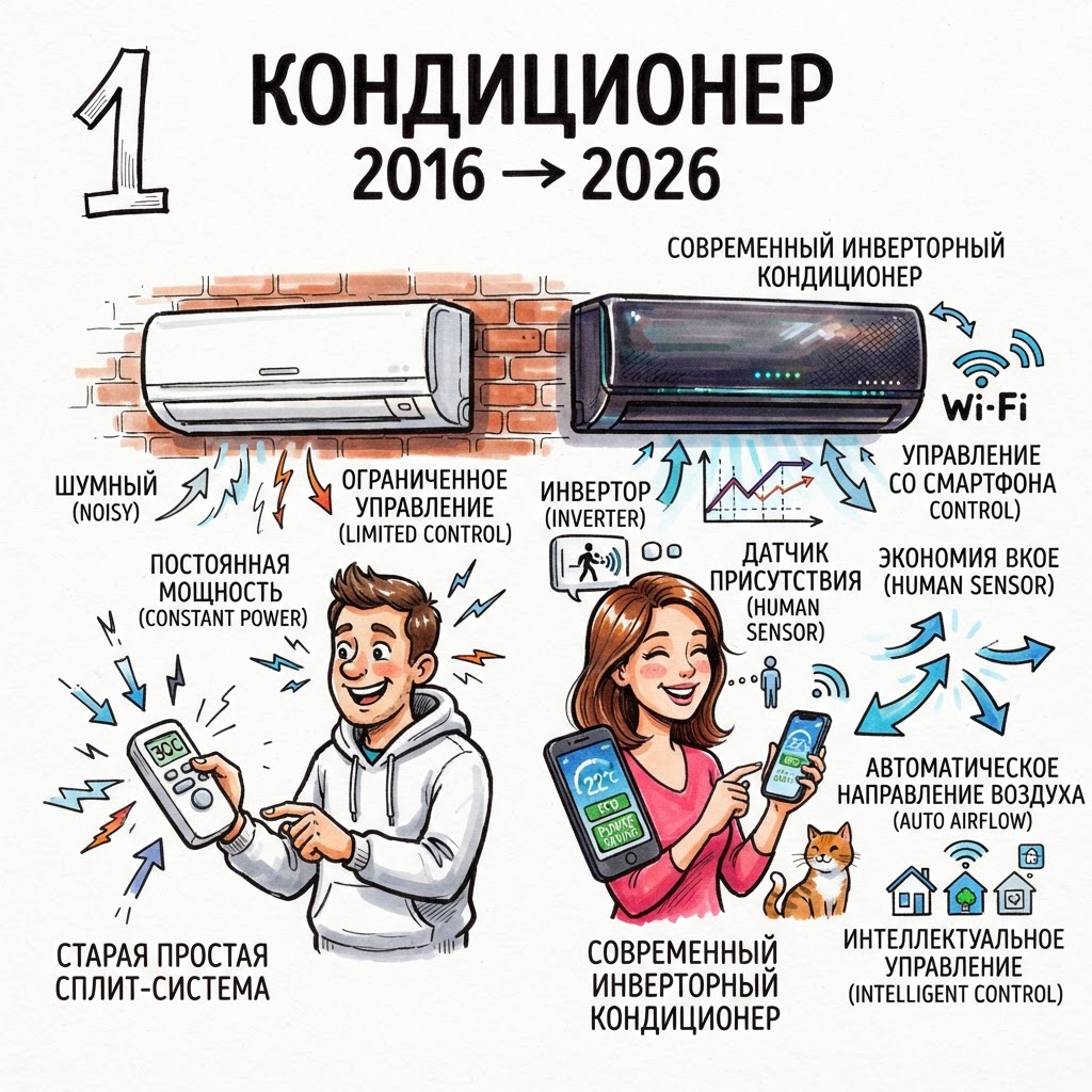 кондиционер 2016 и 2026 кондиционер 2016 и 2026