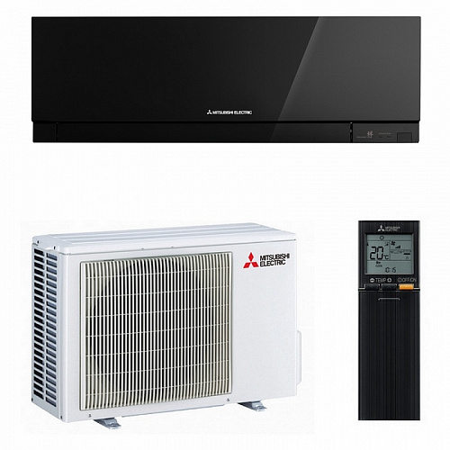 Инверторный настенный Кондиционер Mitsubishi Electric серии Design Inverter WI-FI MSZ-EF35VGKB / MUZ-EF35VG (black)