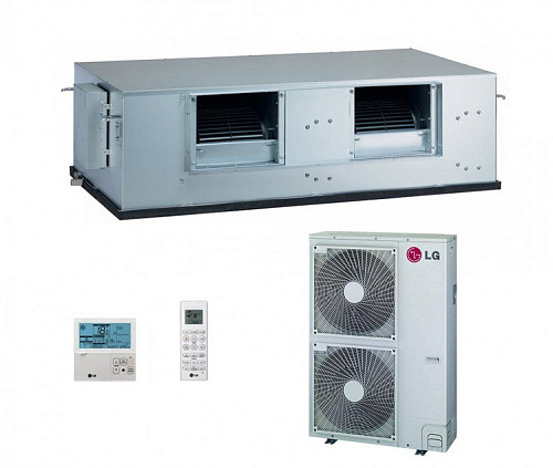 Инверторный канальный высоконапорный кондиционер LG серии Inverter UB70.N94R0/UU70W.U34R0 (3ф)