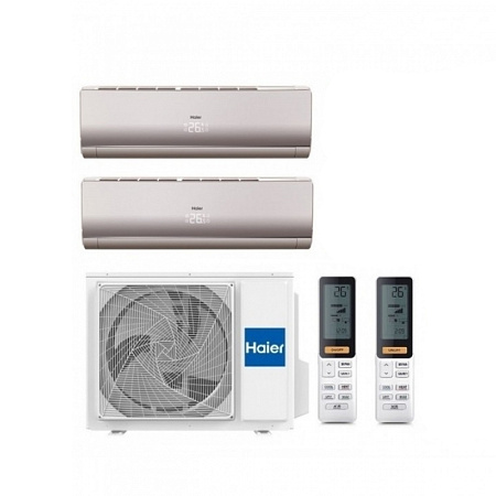 Мульти-сплит система HAIER серии Flexis 2U50S2SM1FA / 2x AS25S2SF1FA - W/G/B (25м+25м)
