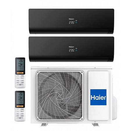 Мульти-сплит система HAIER серии Flexis 2U50S2SM1FA / 2x AS25S2SF1FA - W/G/B (25м+25м)