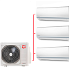 Мульти-сплит система Kentatsu серии Multi YUMO K3MRA80HZRN1 / 3x KSGY26HZRN1 (25м²+25м²+25м²)