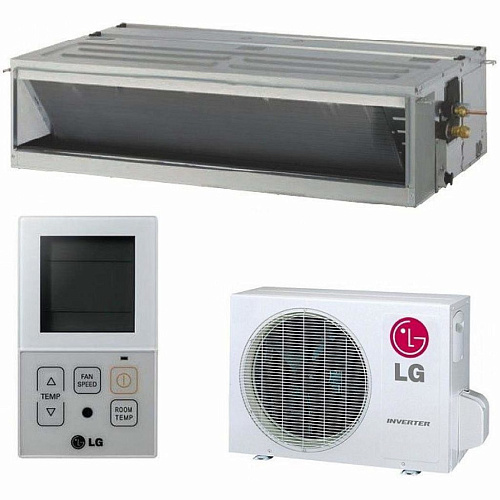 Инверторный канальный кондиционер LG серии SMART Inverter 2022 UM60WC.N31R0/UU61WC1.U31R0 (3ф)